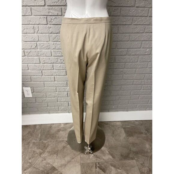 Kasper Women Tan Professional Career 2 Pcs Pant Suit Set Size 6 - Picture 4 of 12